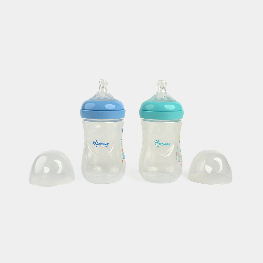 Wide Neck Feeding Bottle Set Pack of 2 8OZ 3M+