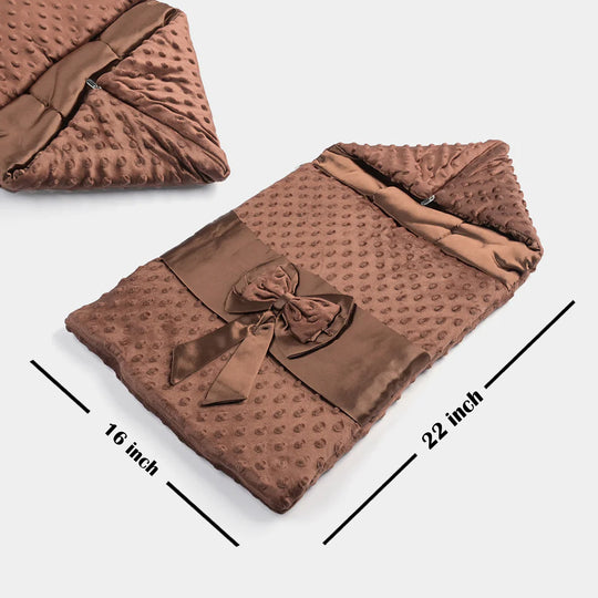 Hooded Baby Carry Nest Tie Bow