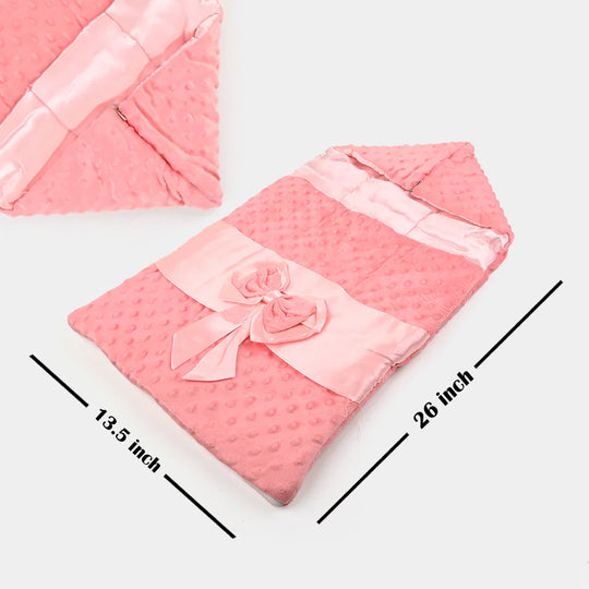 Hooded Baby Carry Nest Tie Bow