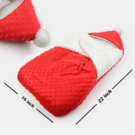 Hooded Baby Carry Nest Minky Dots