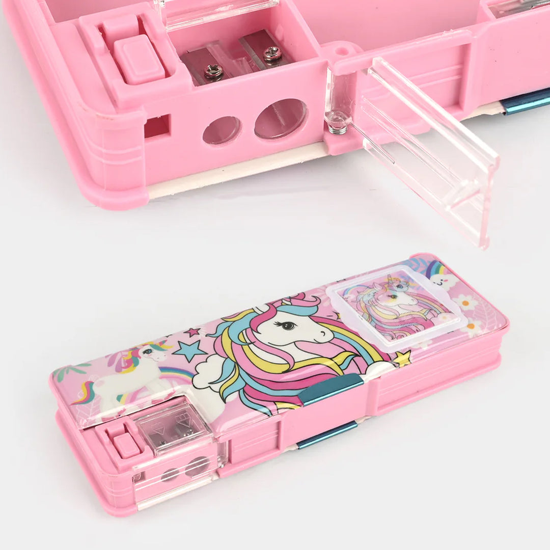 Pencil Box Magnetic Lock With Calculator For Kids