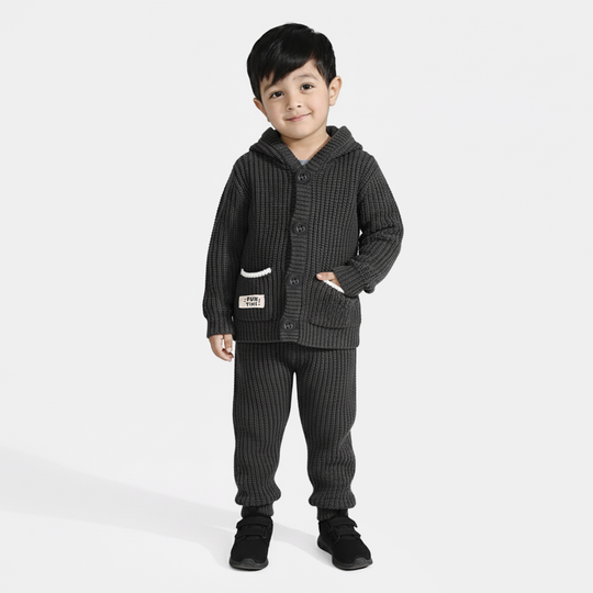 Infant Boys Acrylic Suit-Nevada-GREY