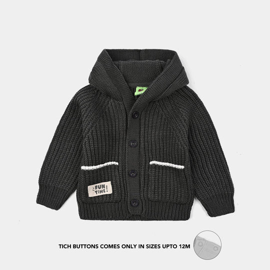 Infant Boys Acrylic Suit - Grey