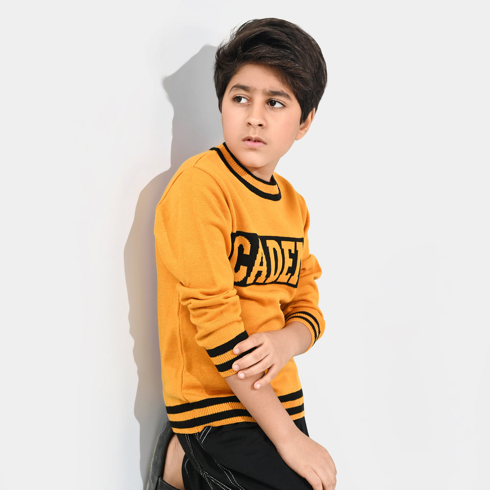 Boys Acrylic Sweater-Academy-Citrus