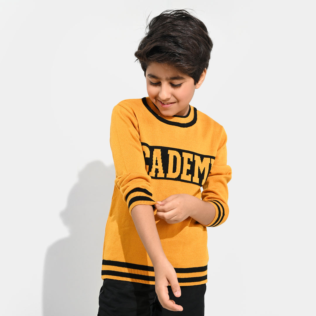 Boys Acrylic Sweater-Academy-Citrus