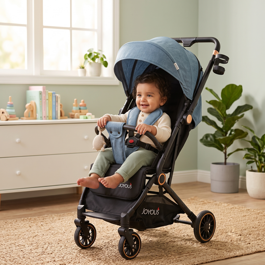 Compact & Foldable Baby Stroller | JY09 Blue