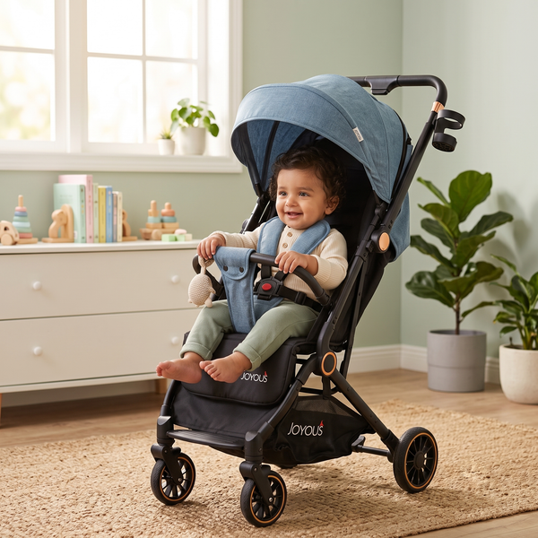 Compact & Foldable Baby Stroller | JY09 Blue