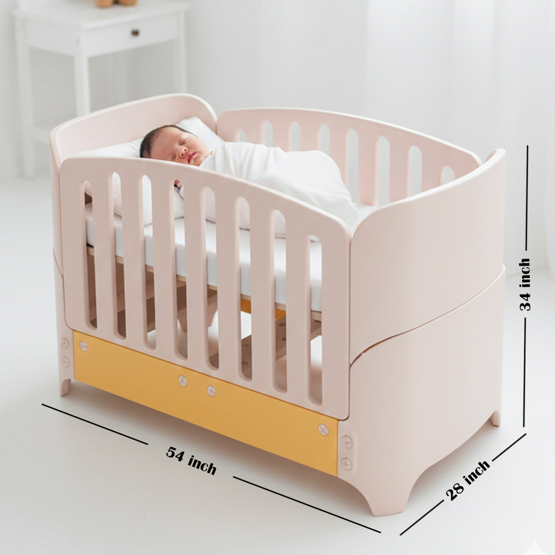 Baby Fiber Cot Convertible Bed