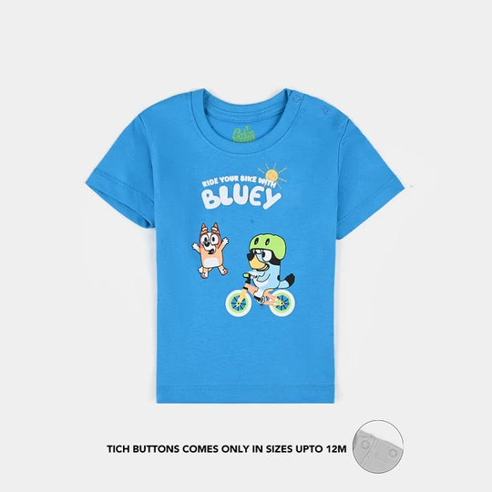 Infant Boys Cotton Jersey T-Shirt Bluey