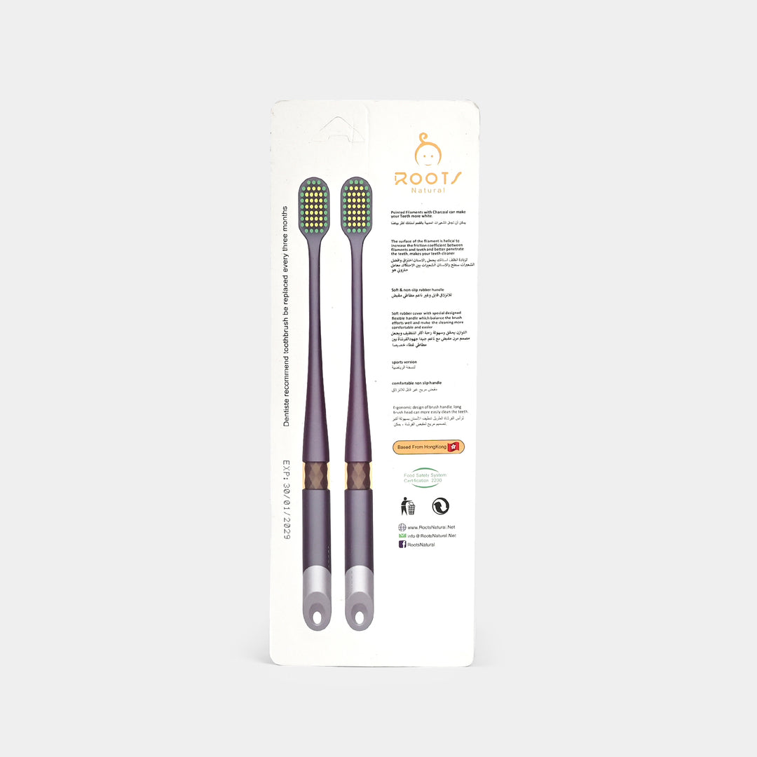 Twin Pack Pointed Filaments Toothbrush