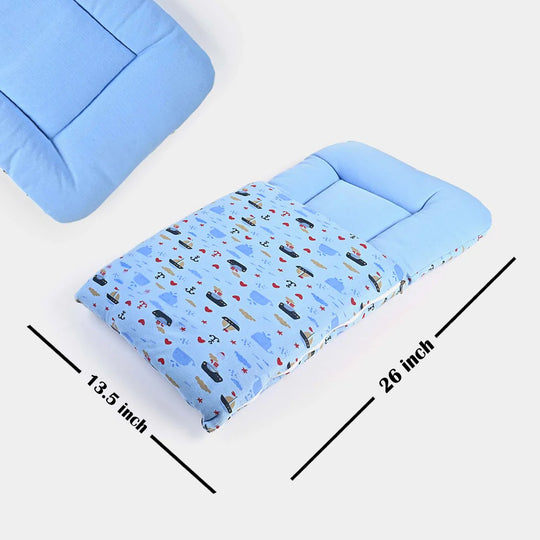 Baby Carry Nest Printed -Navy Blue Fish