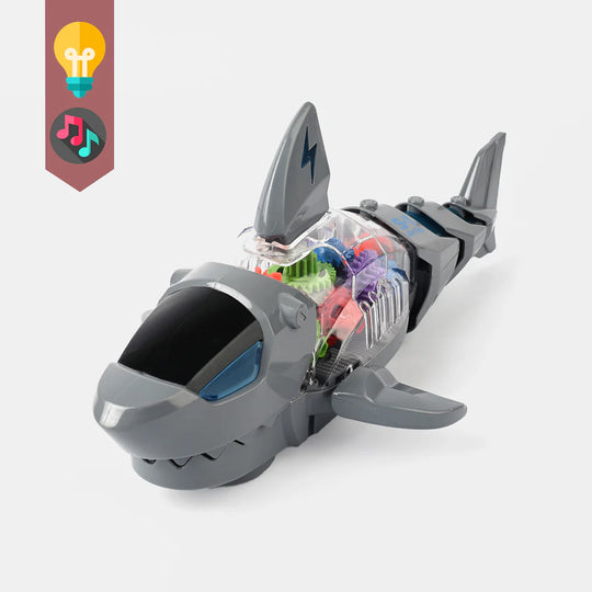 Robot Gear Shark Universal Light & Sound for Kids
