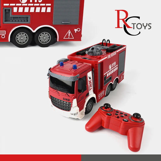 Remote Control Alloy Fire Rescue Truck Set