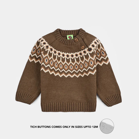 Infant Boys Acrylic Suit-Tribe - BROWN