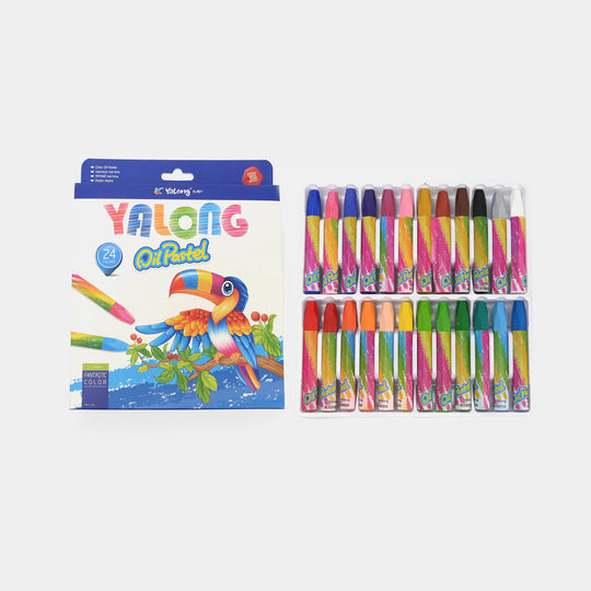 Oil Pastel 24 Colors For Kids