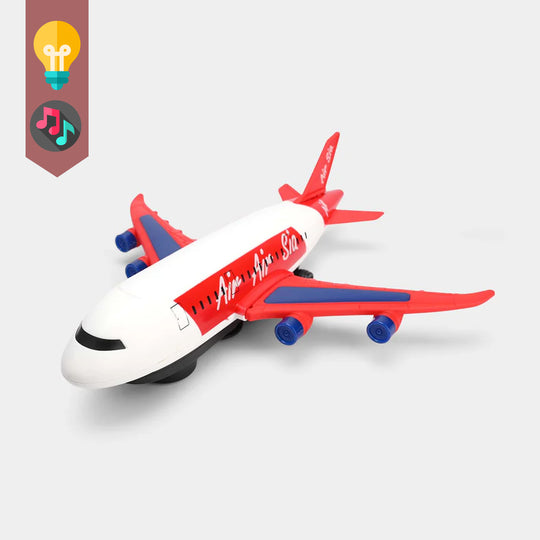 Colorful Lights and Sound Effect Aeroplane Toy