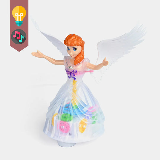 Rotating Princess Doll With Light & Music
