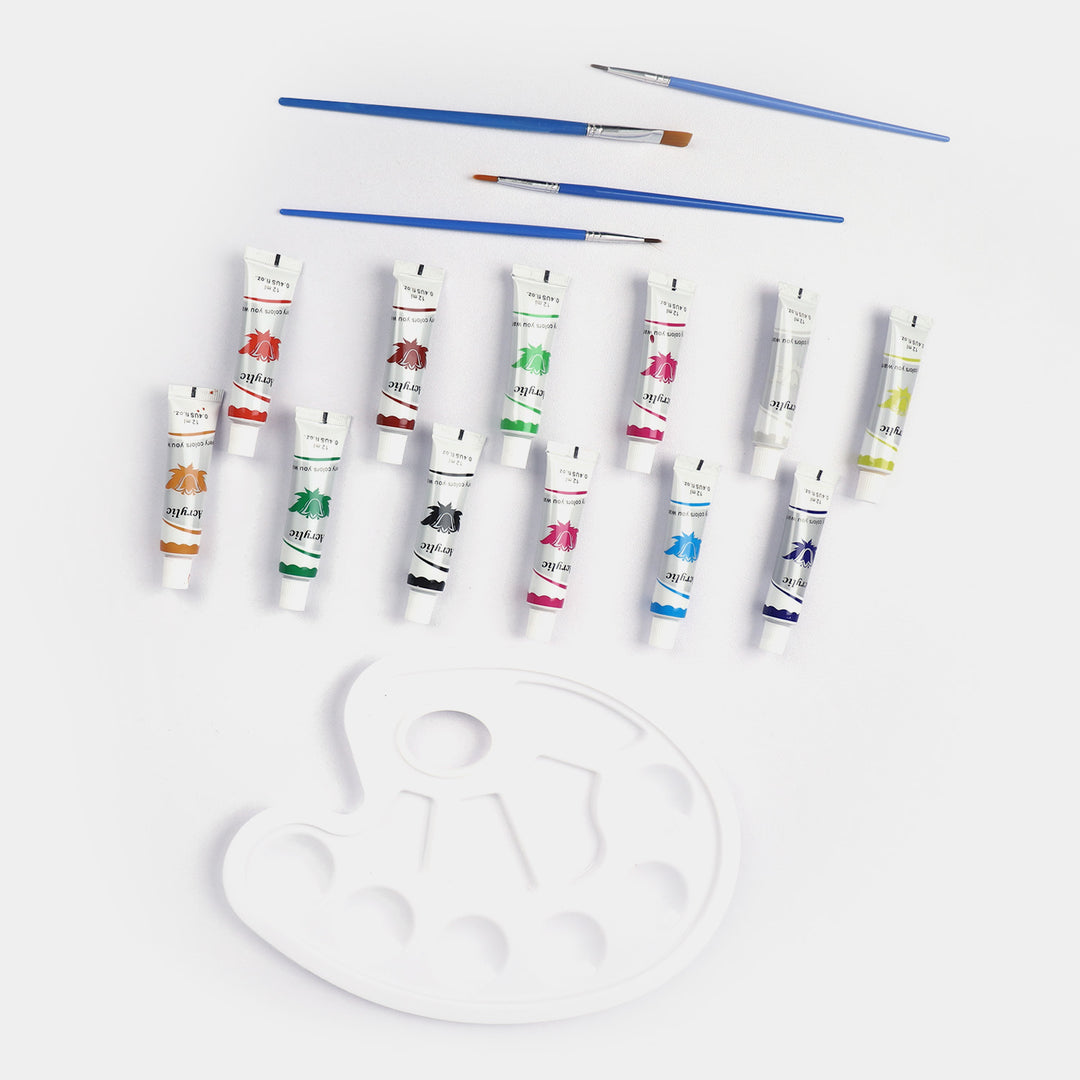 Keep Smiling Acrylic Color Set For Kids
