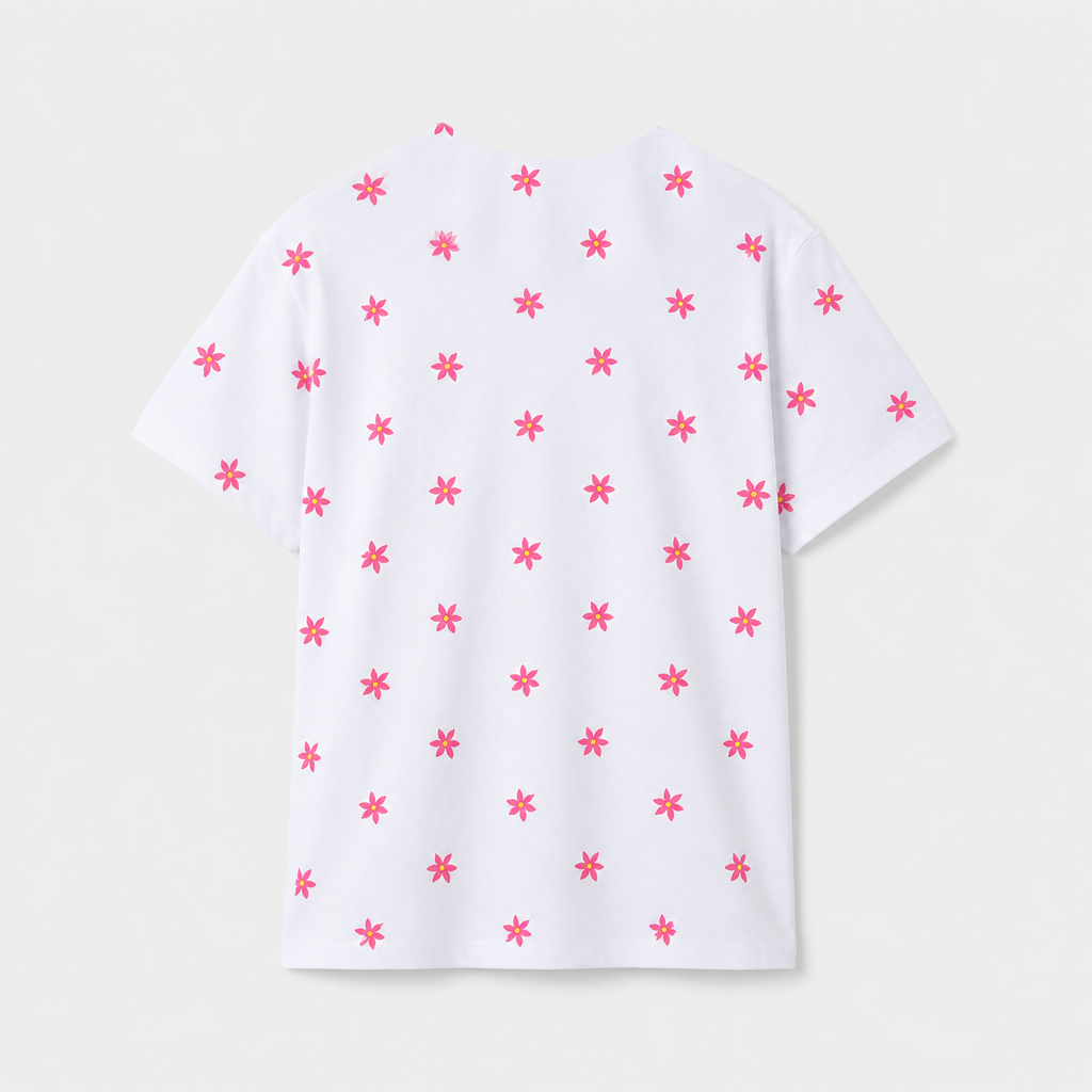 Girls Gul-e-Azadi T-Shirt – White