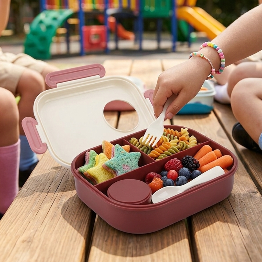 Kids Lunch Box Plastic