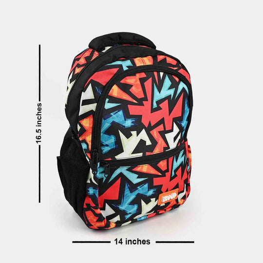 LEVUP GEOMETRICAL SCHOOL BACKPACK FOR CLASS 1-4