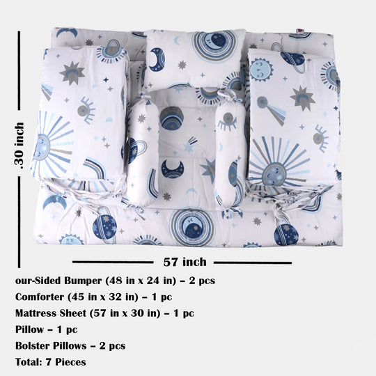 Baby Crib Set Cotton | 7PCs