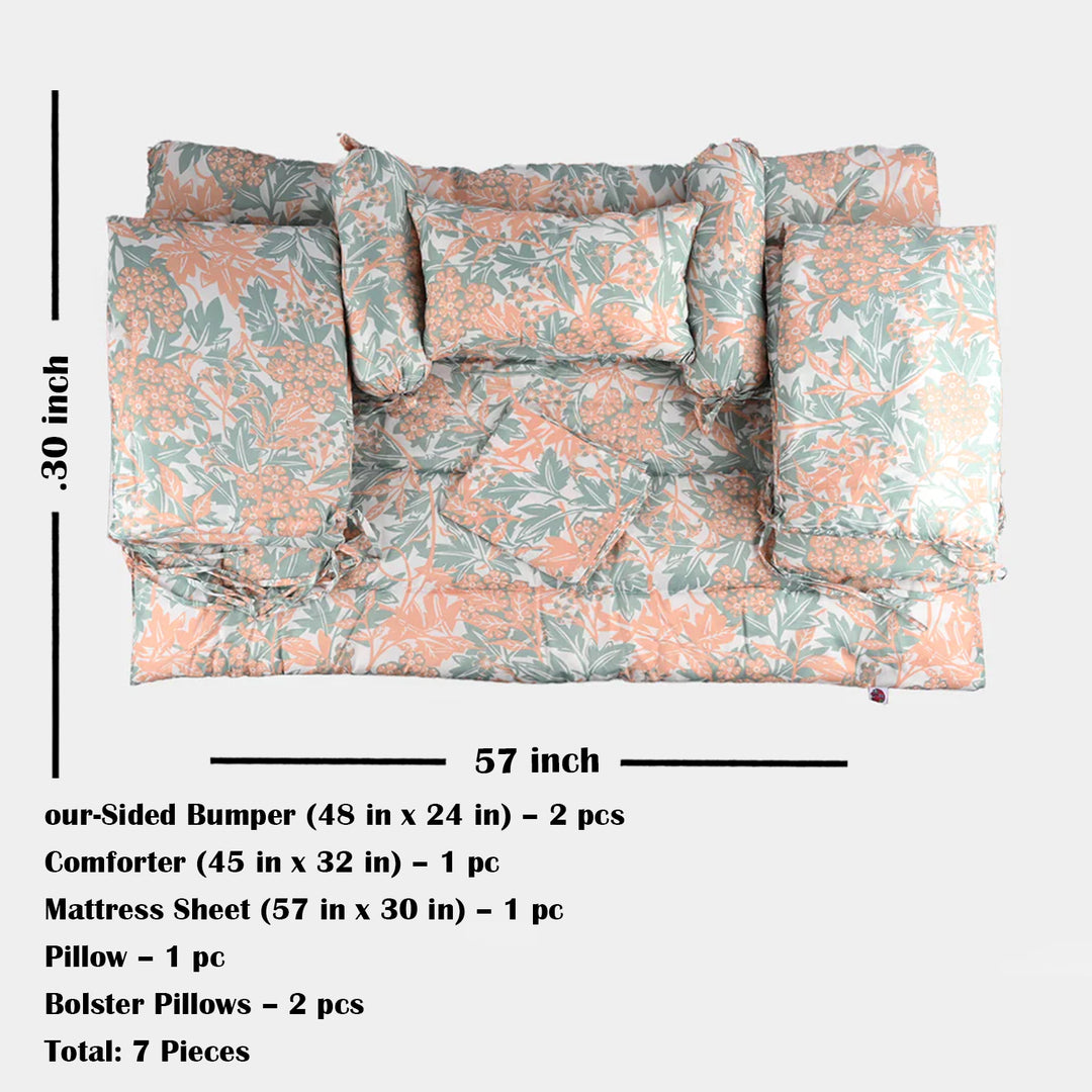 Baby Crib Set Cotton | 7PCs