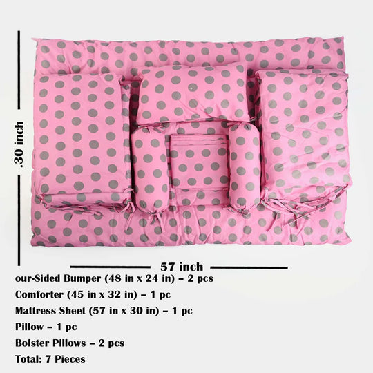 Baby Crib Set Cotton | 7PCs