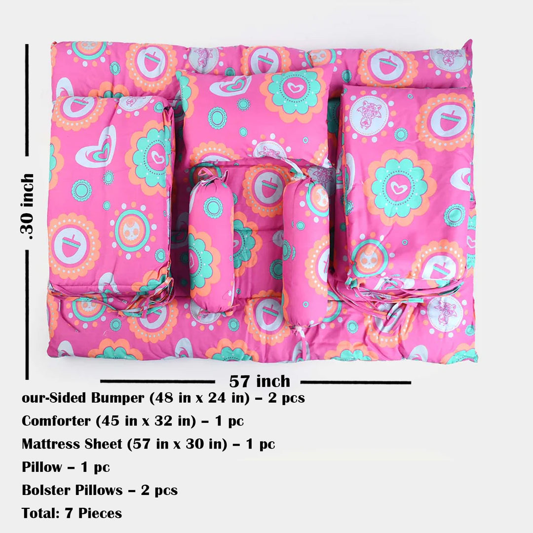 Baby Crib Set Poly Cotton | 7PCs