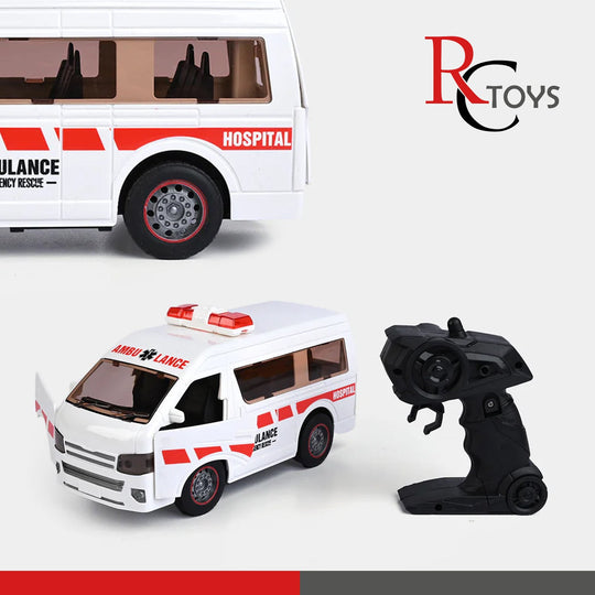Remote-Controlled Spray Ambulance Toy For Kids