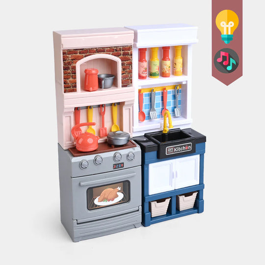Classic Modern Kitchen Play Set with Light & Sound
