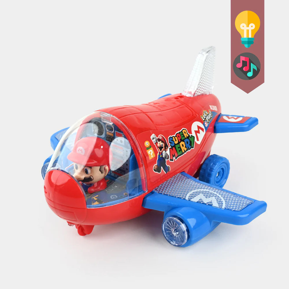 Electric Stunt Rotating Plane with Light & Sound