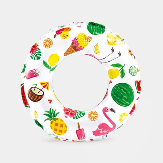Intex Lively Print Swimming Tube Ring - 20 Inch