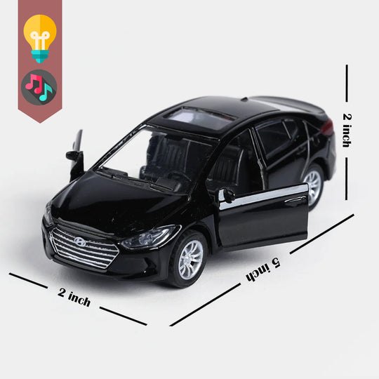 Die-Cast Model Car with Light & Sound for Kids