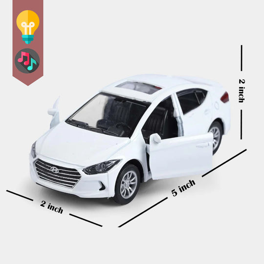 Die-Cast Model Car with Light & Sound for Kids