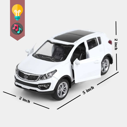 Die-Cast Model Car with Light & Sound for Kids