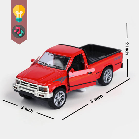 Die-Cast Model Car with Light & Sound for Kids
