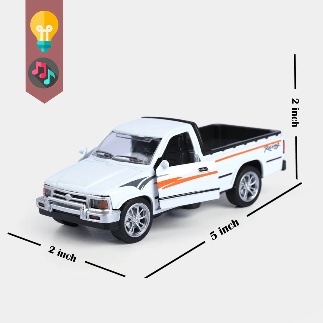 Die-Cast Model Car with Light & Sound for Kids