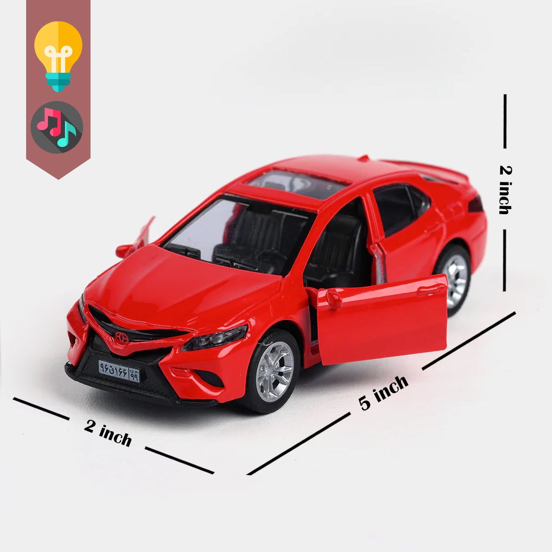 Die-Cast Model Car with Light & Sound for Kids