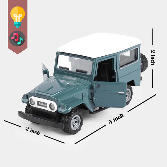 Die-Cast Model Car with Light & Sound for Kids