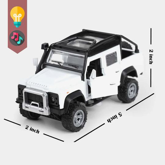 Die-Cast Model Car with Light & Sound for Kids