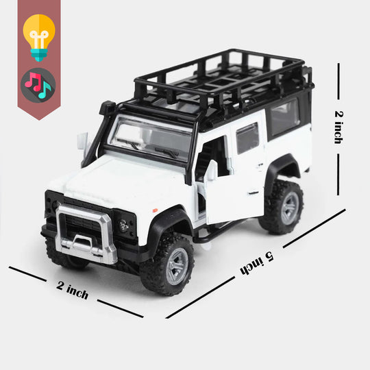 Die-Cast Model Car with Light & Sound for Kids