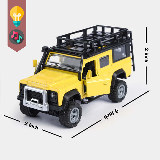 Die-Cast Model Car with Light & Sound for Kids