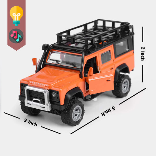 Die-Cast Model Car with Light & Sound for Kids
