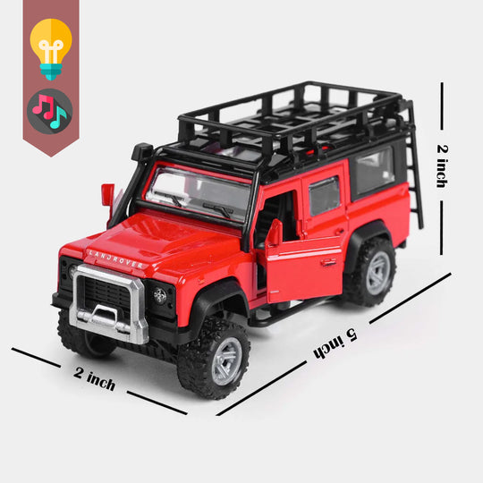 Die-Cast Model Car with Light & Sound for Kids