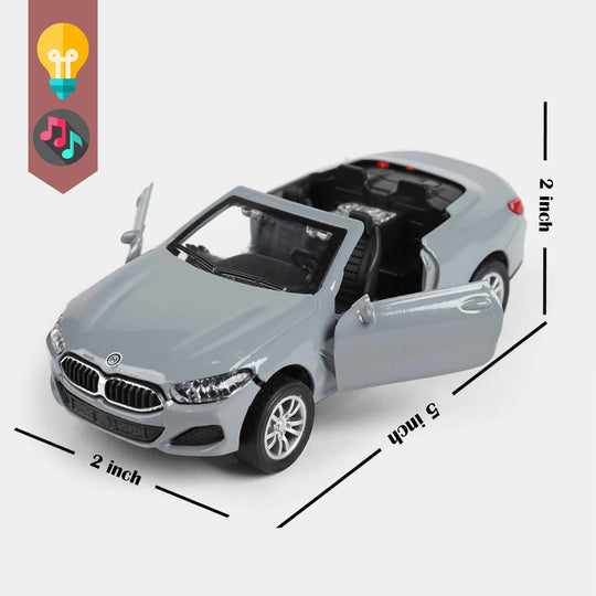 Die-Cast Model Car with Light & Sound for Kids