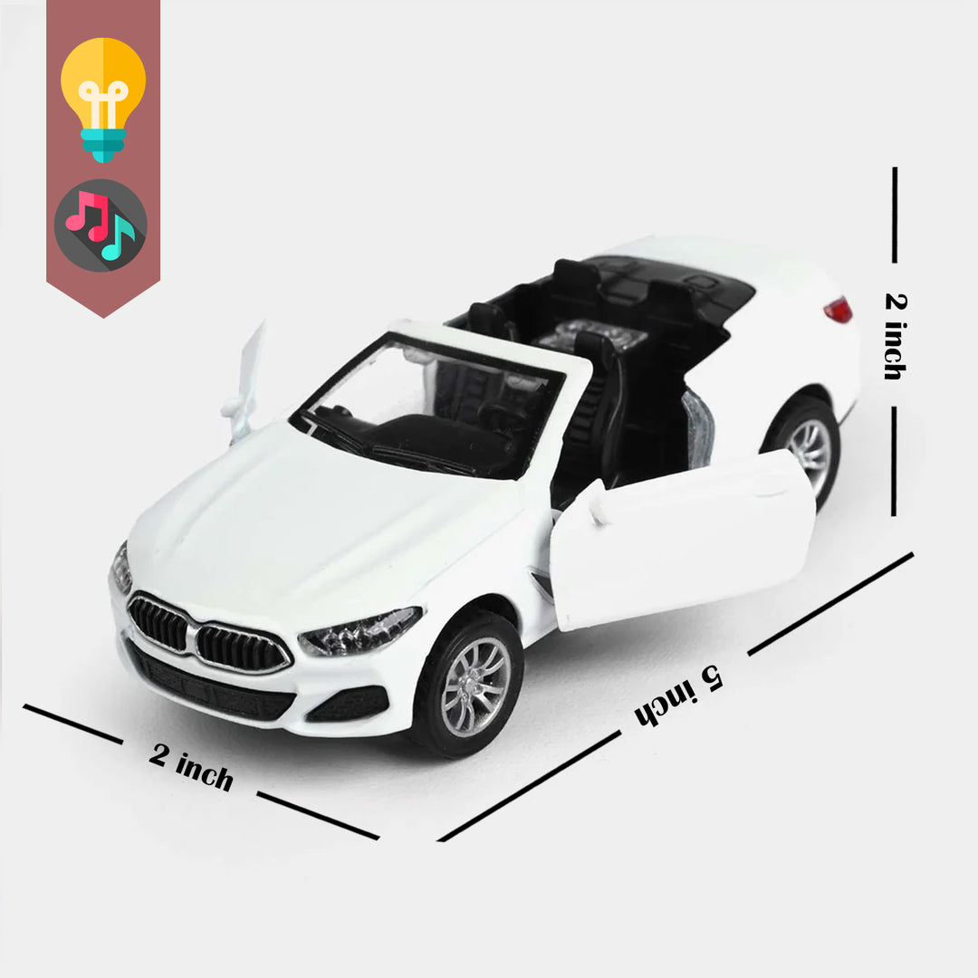 Die-Cast Model Car with Light & Sound for Kids