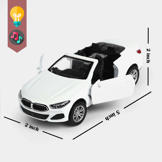 Die-Cast Model Car with Light & Sound for Kids