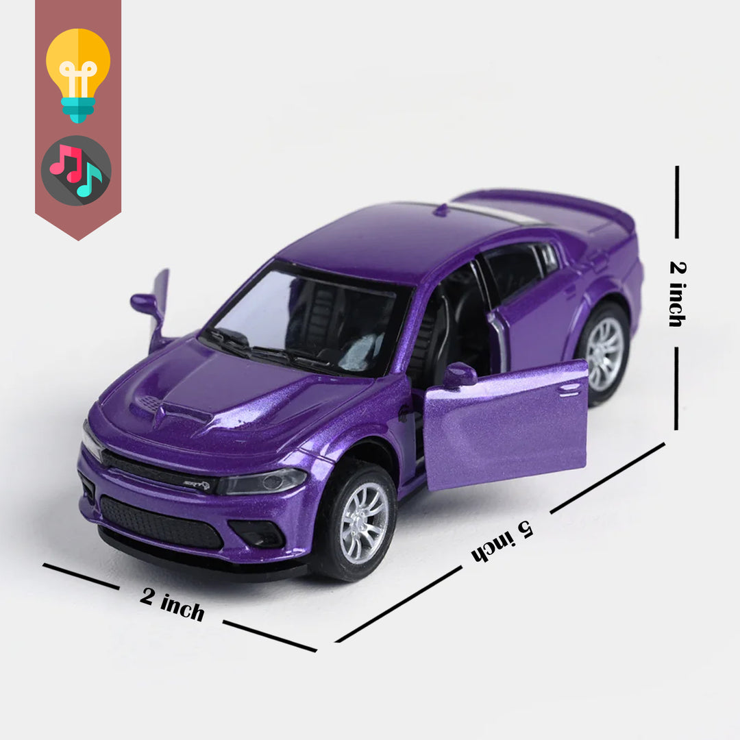 Die-Cast Model Car with Light & Sound for Kids
