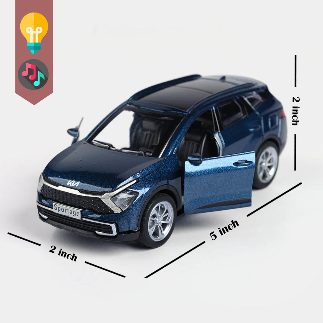 Die-Cast Model Car with Light & Sound for Kids